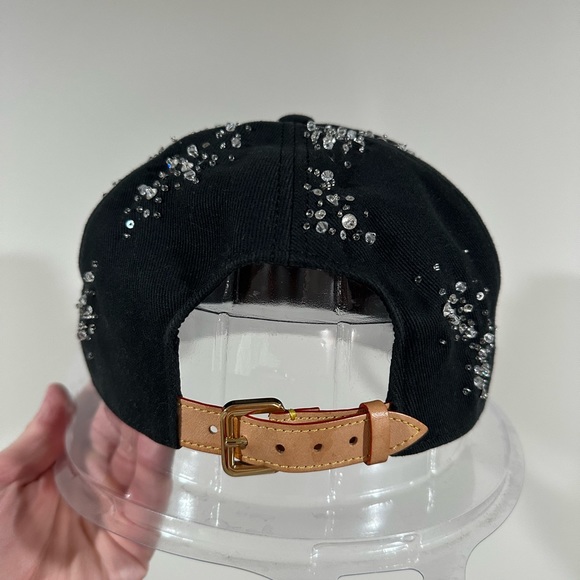 Louis Vuitton x Virgil Crystal Black / Yellow Script Hat - Picture 11 of 13